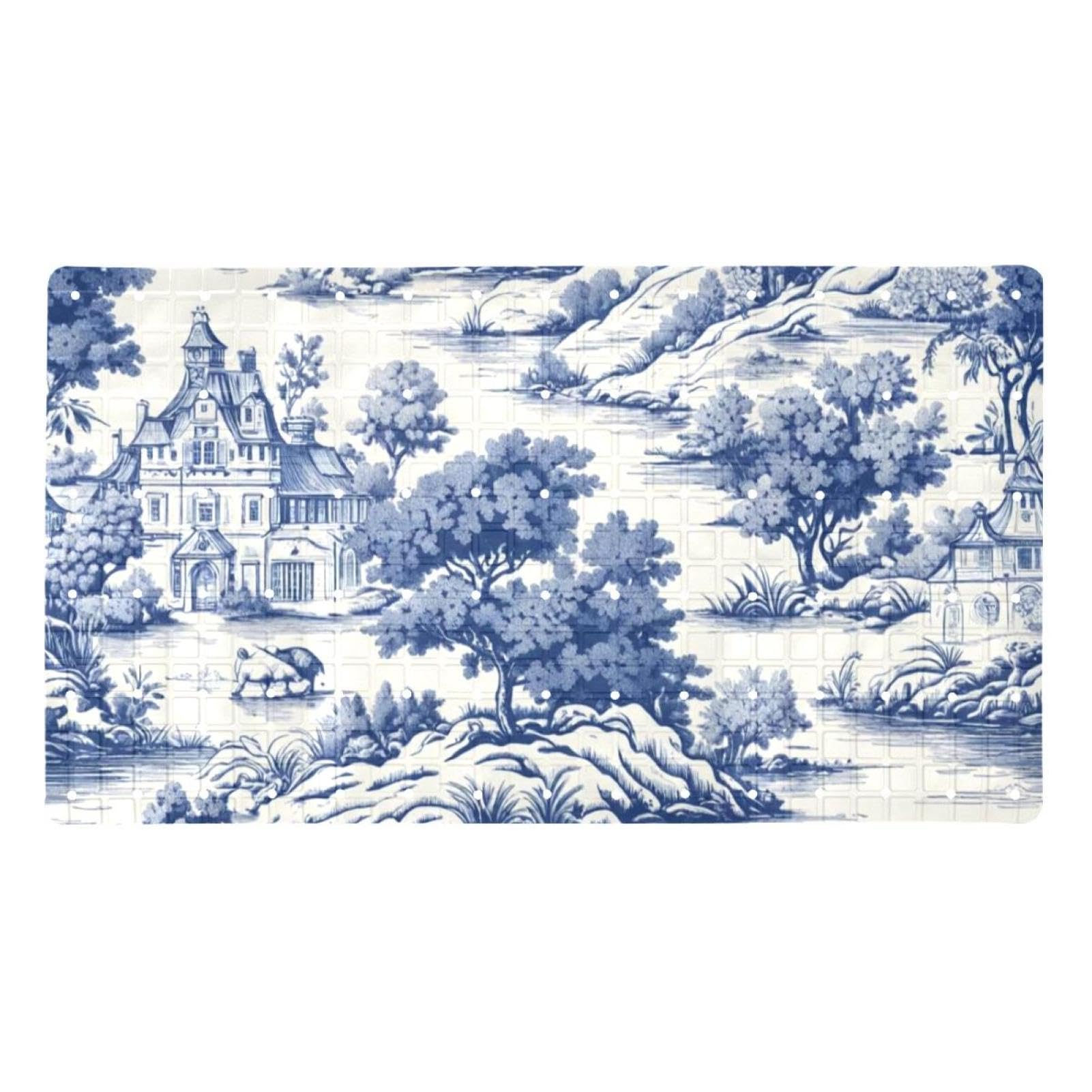 Tapis de bain antidérapant facile à nettoyer au design haut de gamme