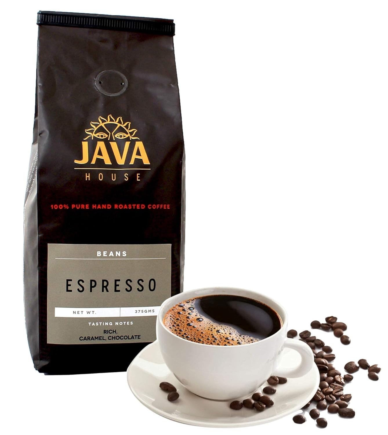 Kenya AA French Roast Whole Bean Coffee - Fair Trade Single Source With Verifiable Kenya Mark of Origin - Perfectly Hand Roasted Craft (13.23oz/375gms)
