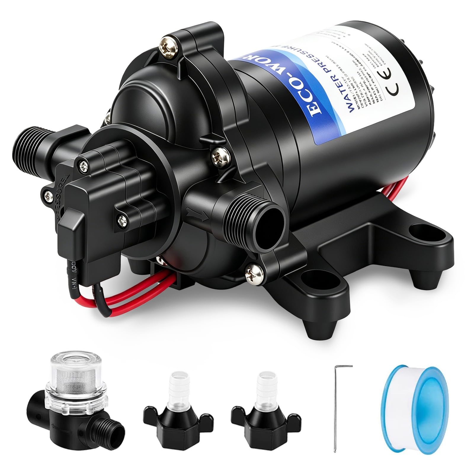 ECO-WORTHY 3.5 GPM 12V DC Water Pump