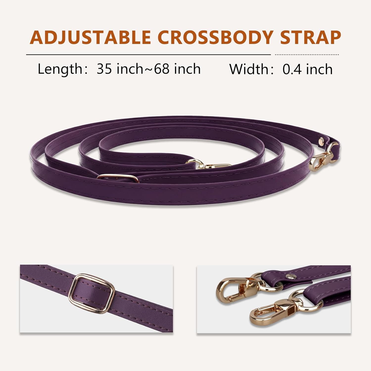 Keallce Case for Samsung Galaxy S26 Ultra 6.9'' Wallet Case,Crossbody Zipper Purse Wrist Strap Lanyard Handbag,RFID Blocking Card Slots,Flip Leather Cover for Samsung S26 Ultra,Darkpurple