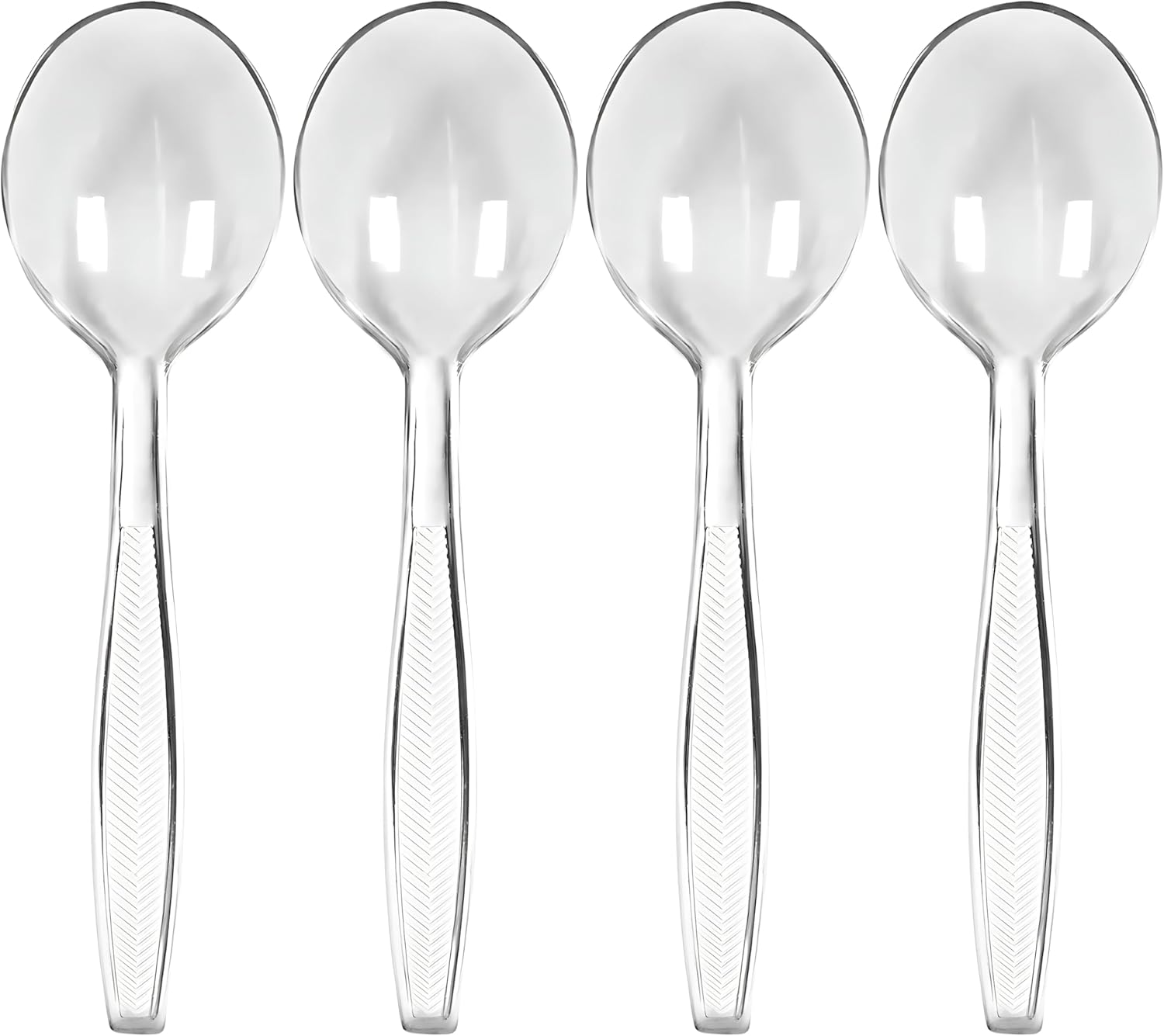 Bluesky Trading Kitchen Selection Clear Plastic Soup Spoons