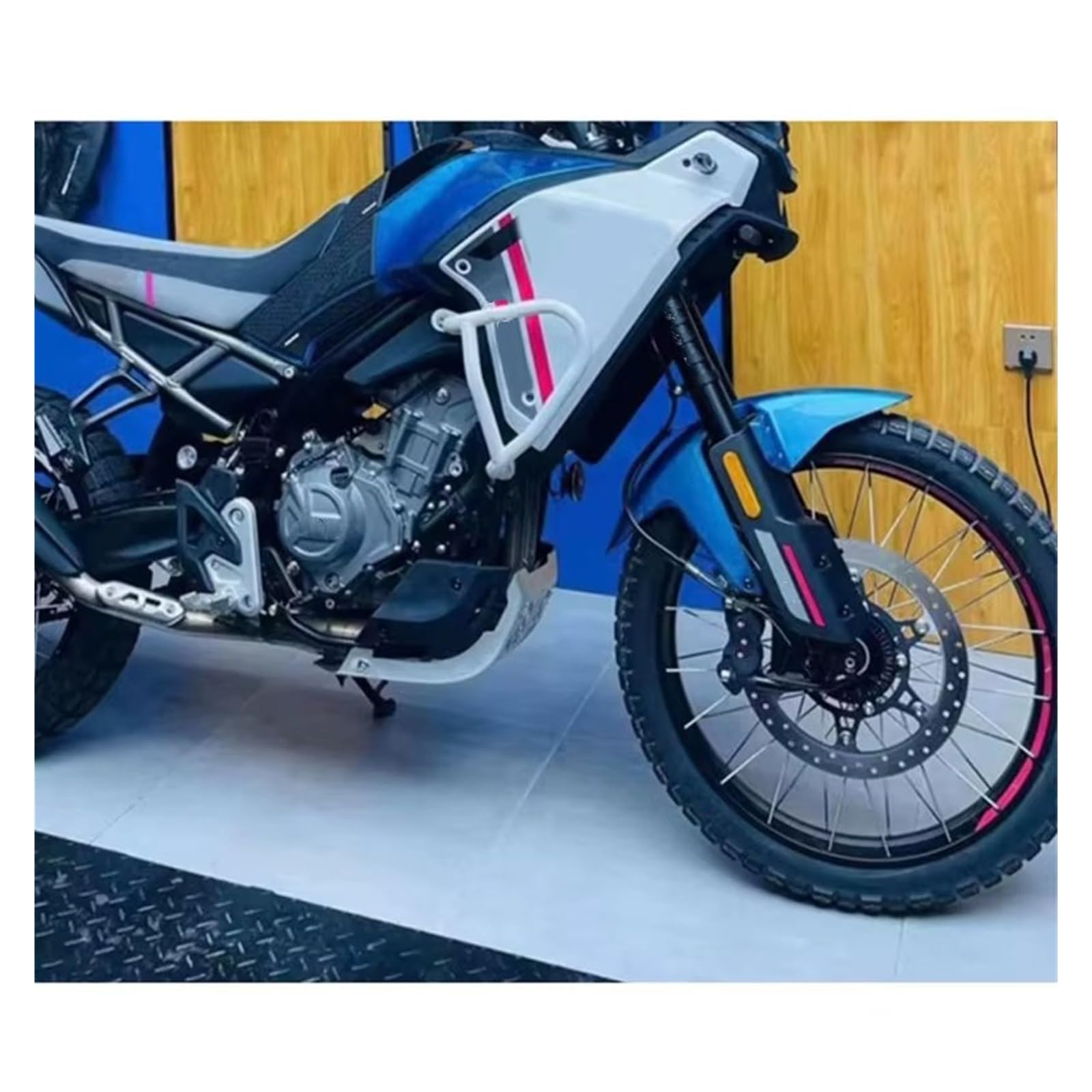 Paramotore Tubolare Adatto Per CFMOTO Per Accessori Per Moto Per 450MT Protezione Motore Paraurti Barra Protezione Telaio Protezione Motorcycle motore Paraurti