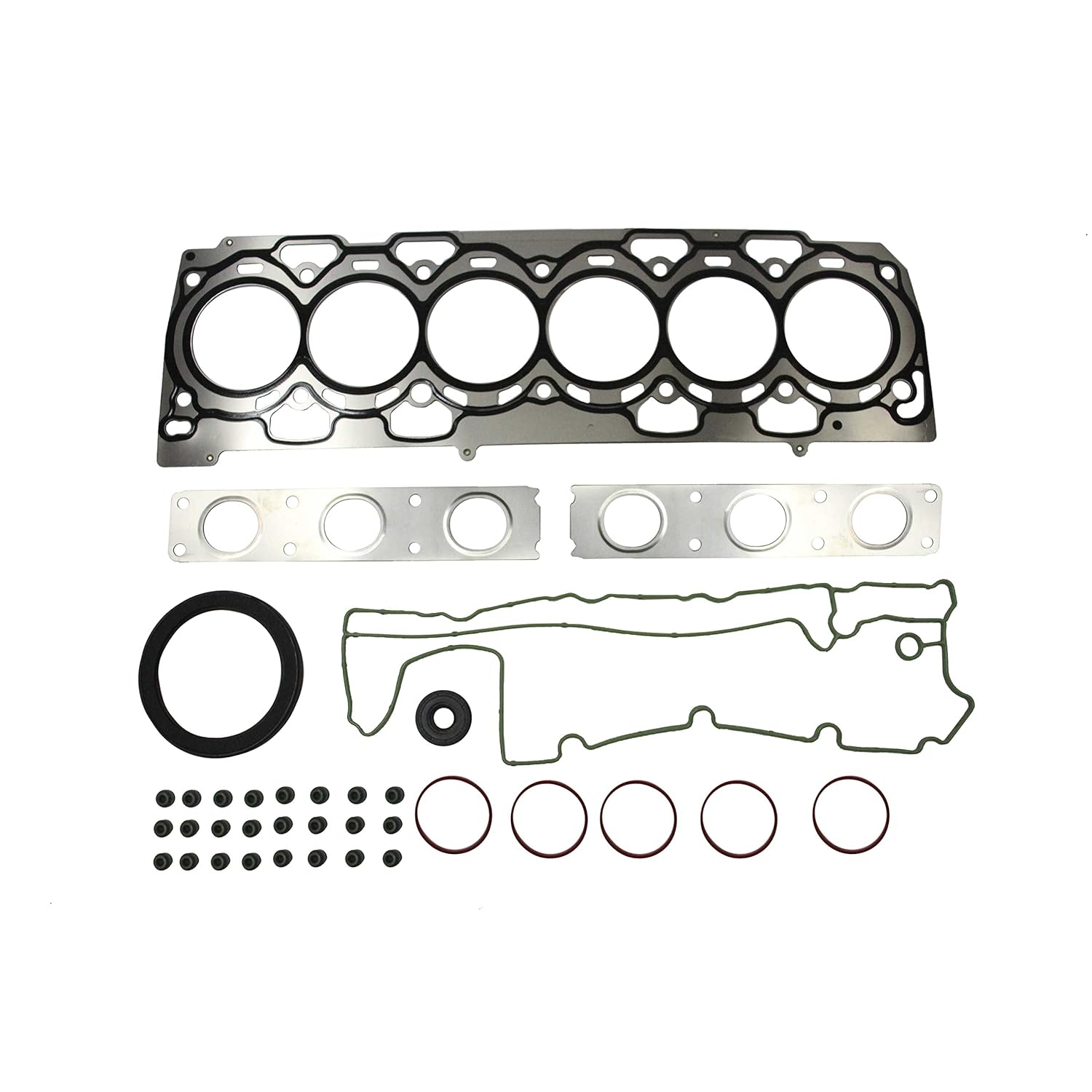 DNJ HGS4359 Head Gasket Set for 2007-2012 Land Rover, Volvo LR2, S80, V70 3.2L L6 24V DOHC 3192cc