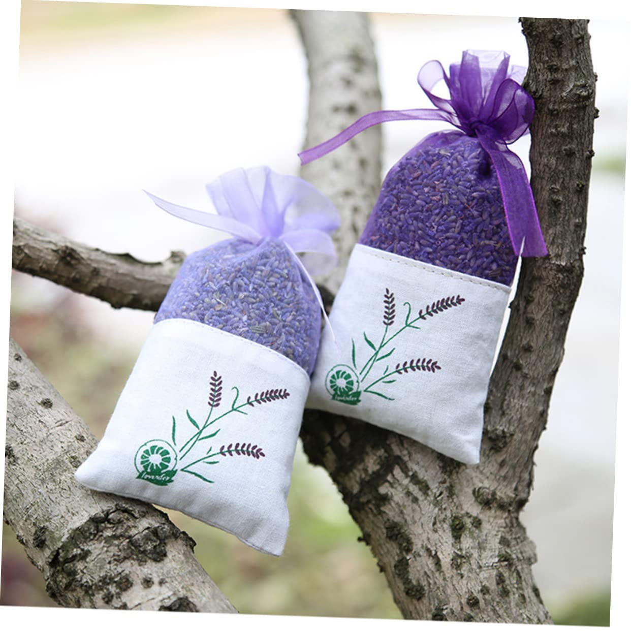 Cabilock 72stücke Lavendelsäckchen Duftbeutel Aus Hochwertigem Organza Für Aromatherapie Hochzeitsgeschenke -projekte Mit Kordelzug Für Und Dekorationen