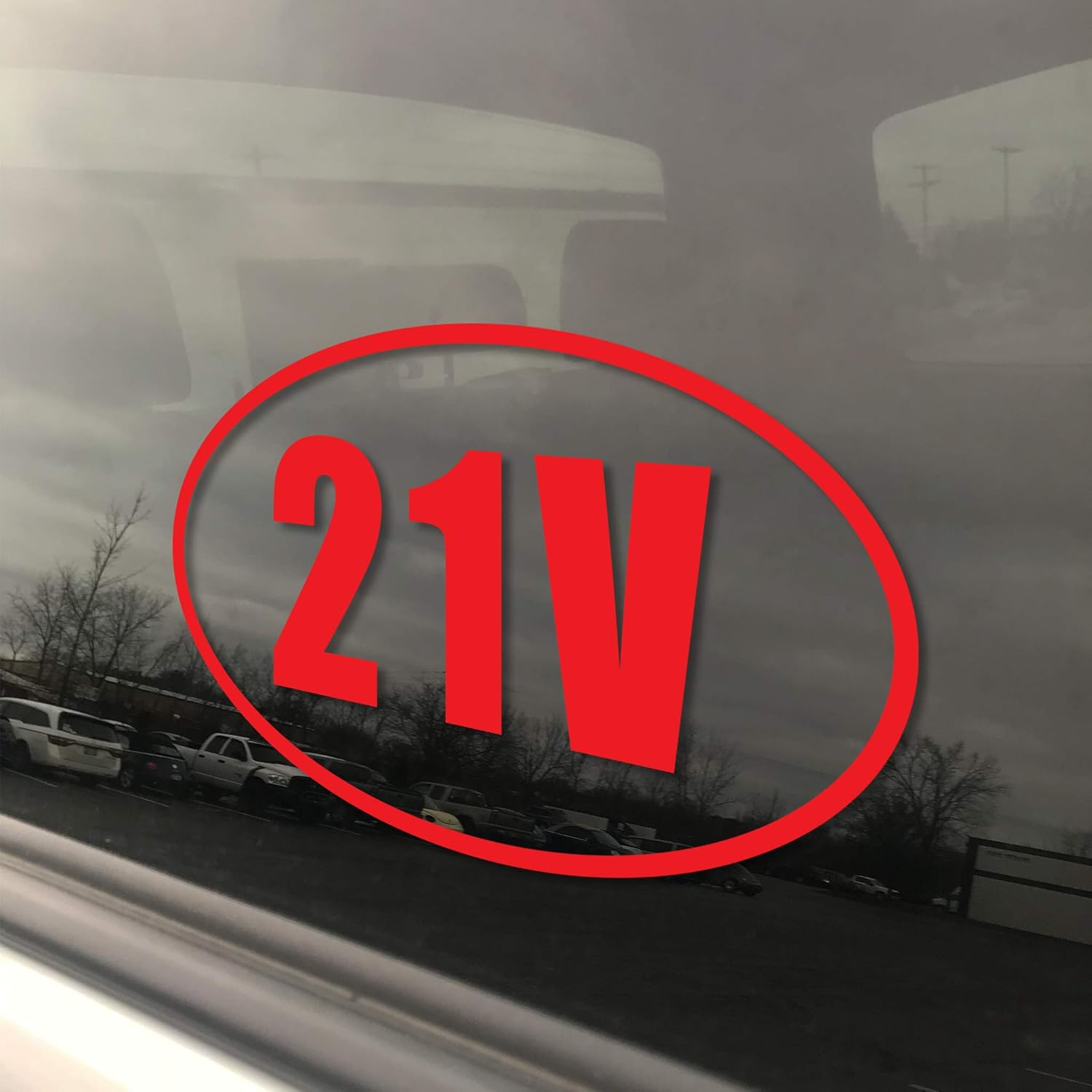 Oval MOS 21V Concrete Asphalt Equipment Operator Window Decal. Free Lifetime Replacement. 3" x 5" Heavy Duty Die Cut Vinyl Veteran Bumper Sticker. (Black, 50)