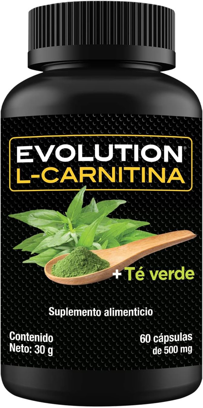 EVOLUTION, LCarnitina, Suplemento Alimenticio, Antioxidante, Sin