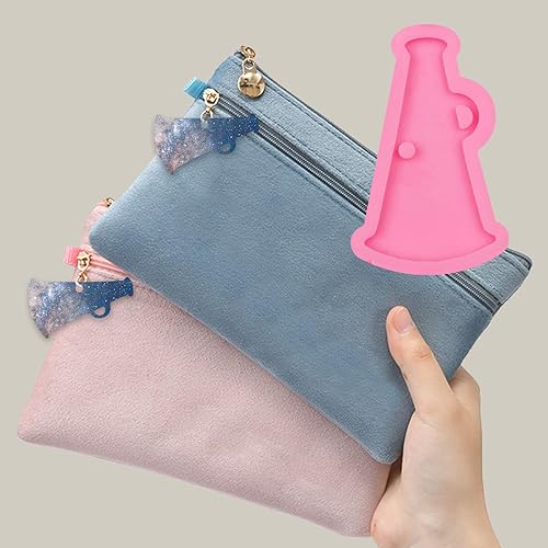 Miniatura 7 de Molde de silicona de béisbol para llavero de pelota deportiva, 6 unidades, cascos de voleibol de fútbol, megáfono, camiseta de resina, moldes de