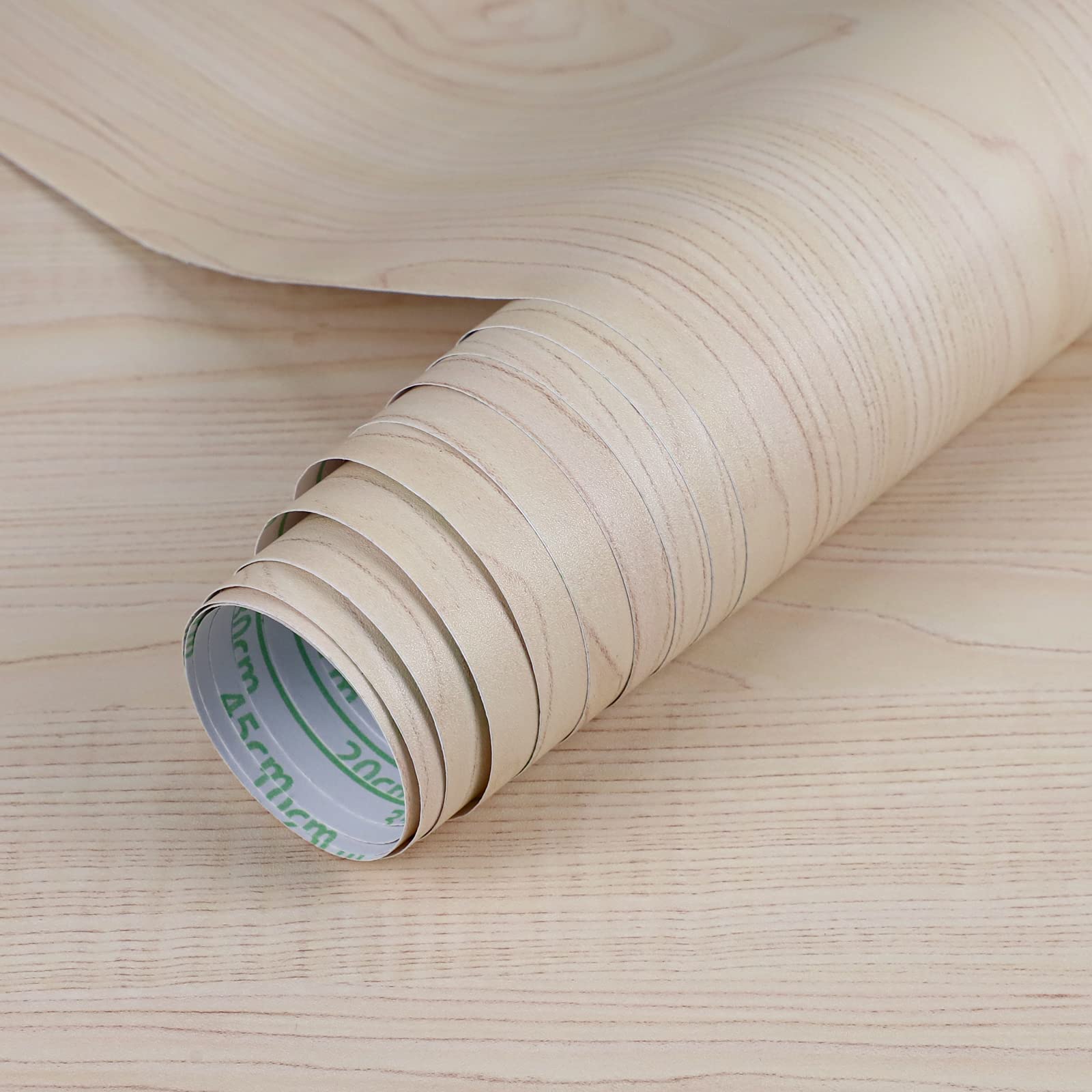 Buy Oxdigi Cream Yellow Pink Wood Contact Paper 24" x 196" Decorative
