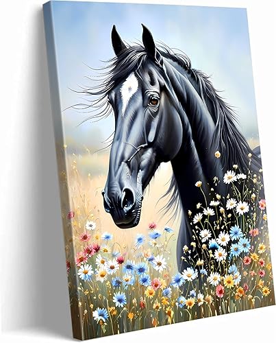 Miniatura 11 de Lienzo enmarcado divertido de gato negro, arte de pared con gato negro bebiendo café, decoración de pared, lindas mascotas y gatos, póster de Lienzo