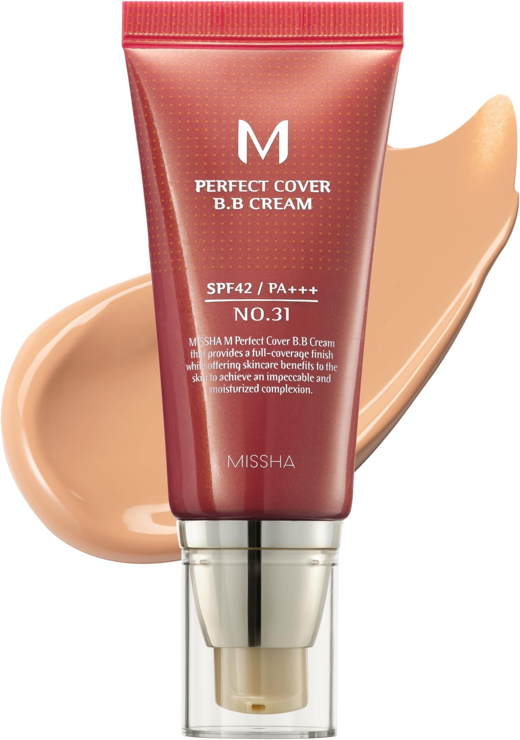 MISSHA M Perfect Cover Full Coverage Bb Cream Spf42 Pa+++ -|No. 25 I (20Ml) I Matte Finish Matte Finish Korean Bb Cream|All Skin Types