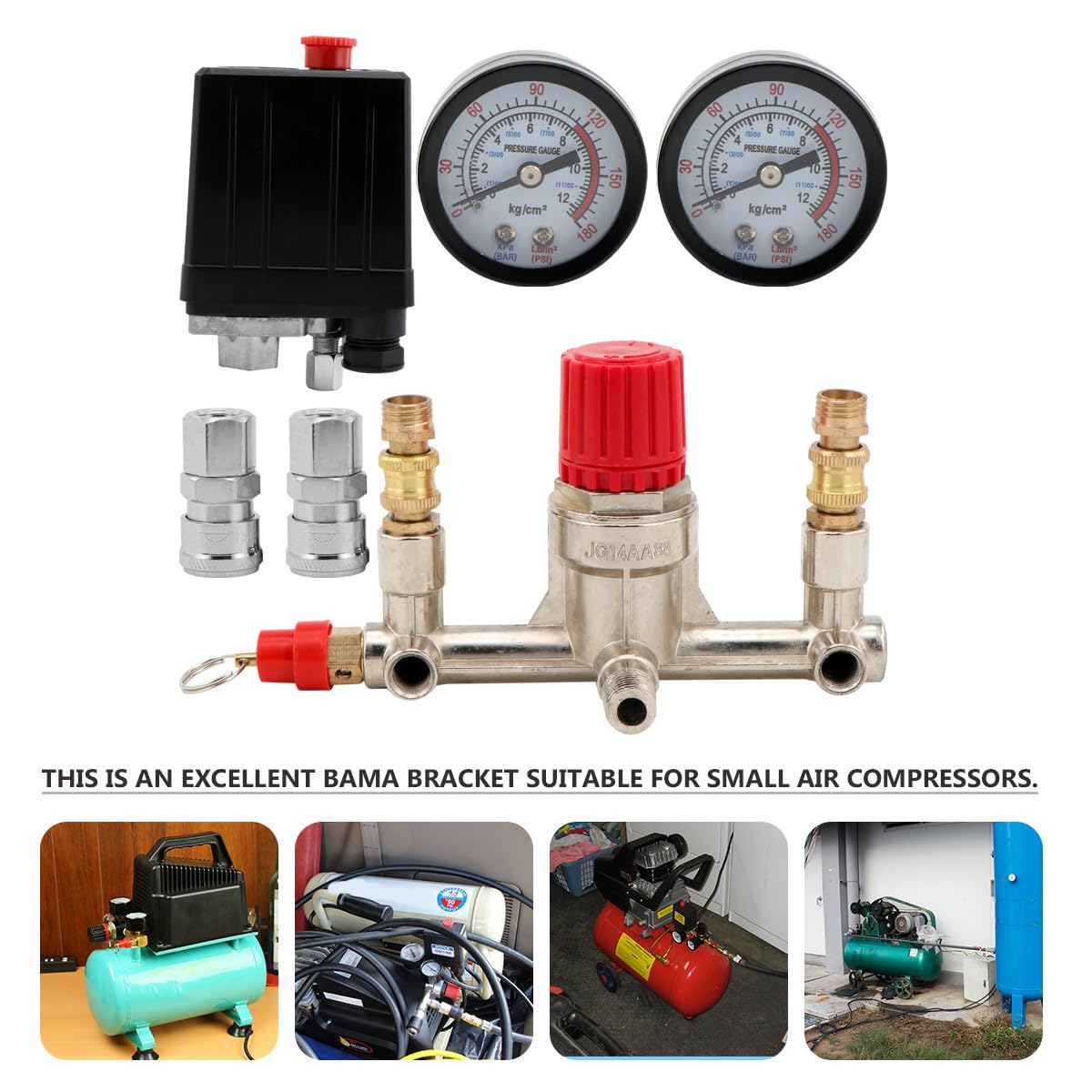 Régulateur de Pression pour Compresseur D'air 220/380v 20a