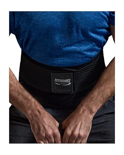 Miniatura 2 de Tecnomed Cinturón de soporte de espalda para hombres y mujeres, soporte lumbar de cintura, soporte lumbar para ciática, alivio del dolor de espalda