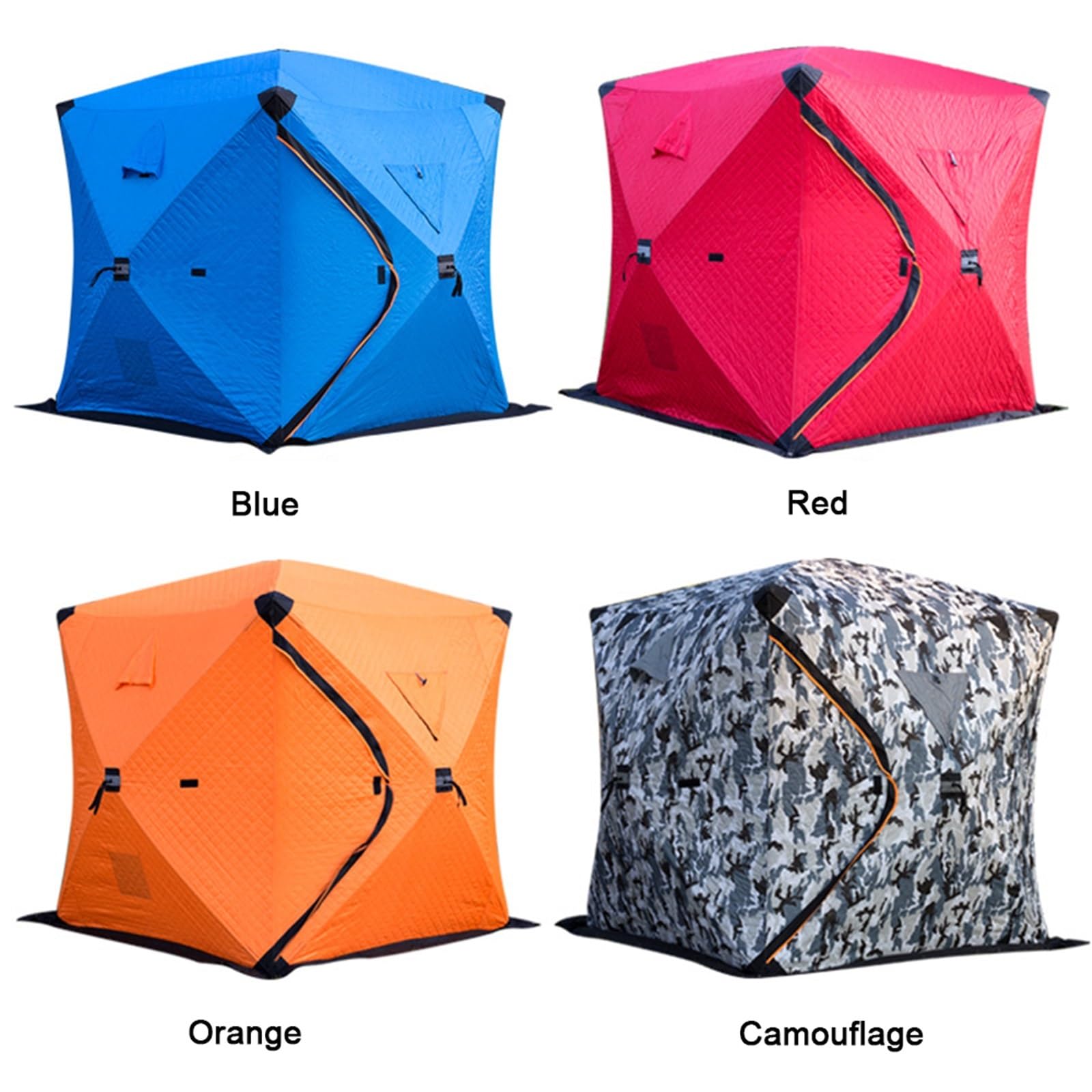 Tente de pêche d'hiver Facile à Installer, abri Portable sur Glace, équipement imperméable et Coupe-Vent pour Pique-Nique RandonnéE PêChe