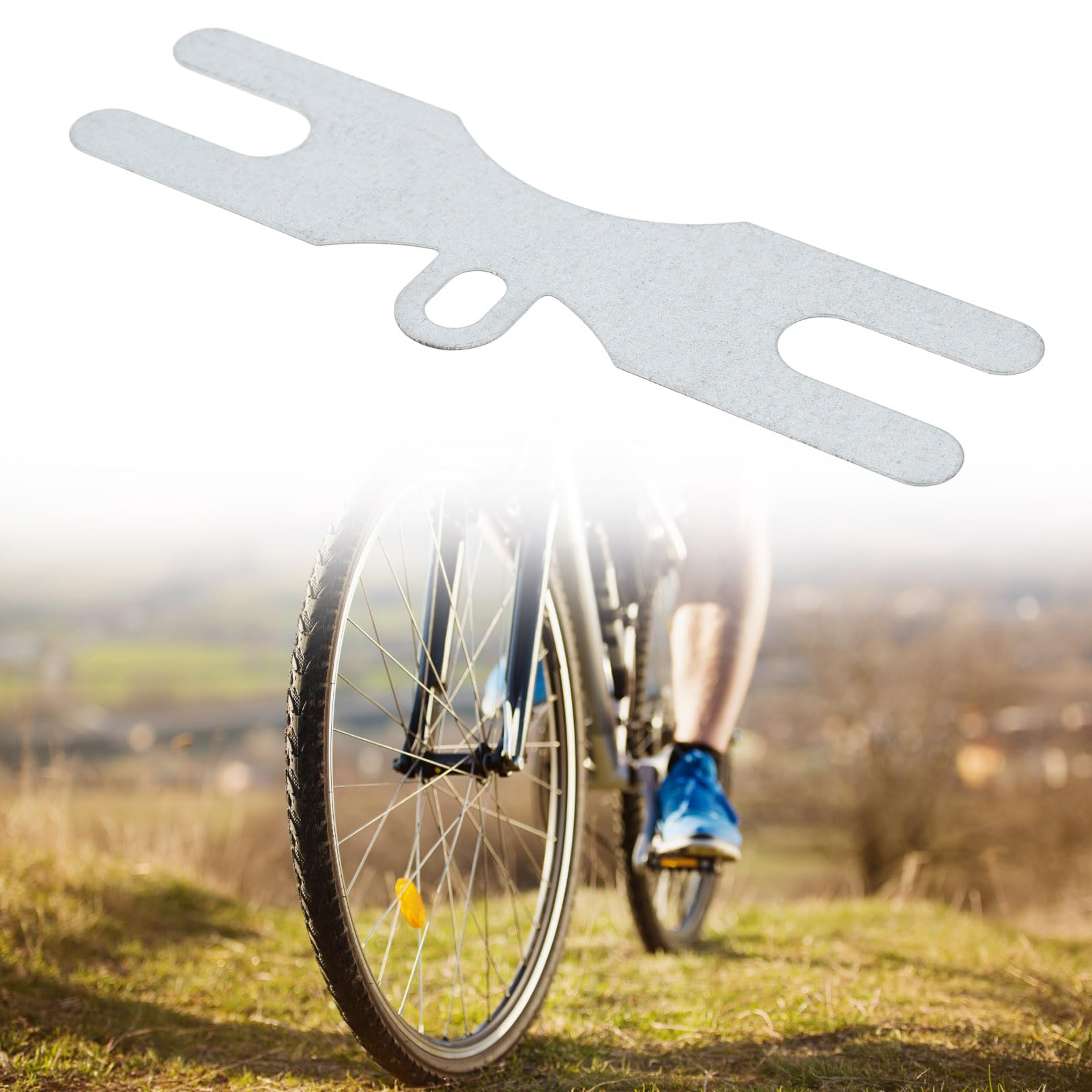 Image secondaire de Lot de 5 Supports de Garde-Boue Coulissants pour Vélo - Largeur 35 à 55 mm