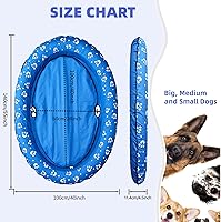 Vista 5 de Flotador de piscina para perros, flotadores inflables para piscina, flotadores de piscina para perros pequeños, medianos y grandes, a prueba