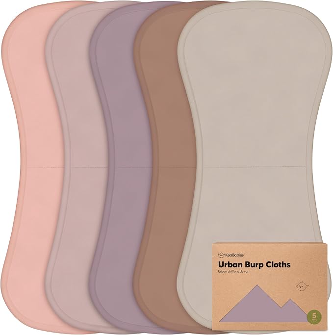 Organic Burp Cloths 5-Pack