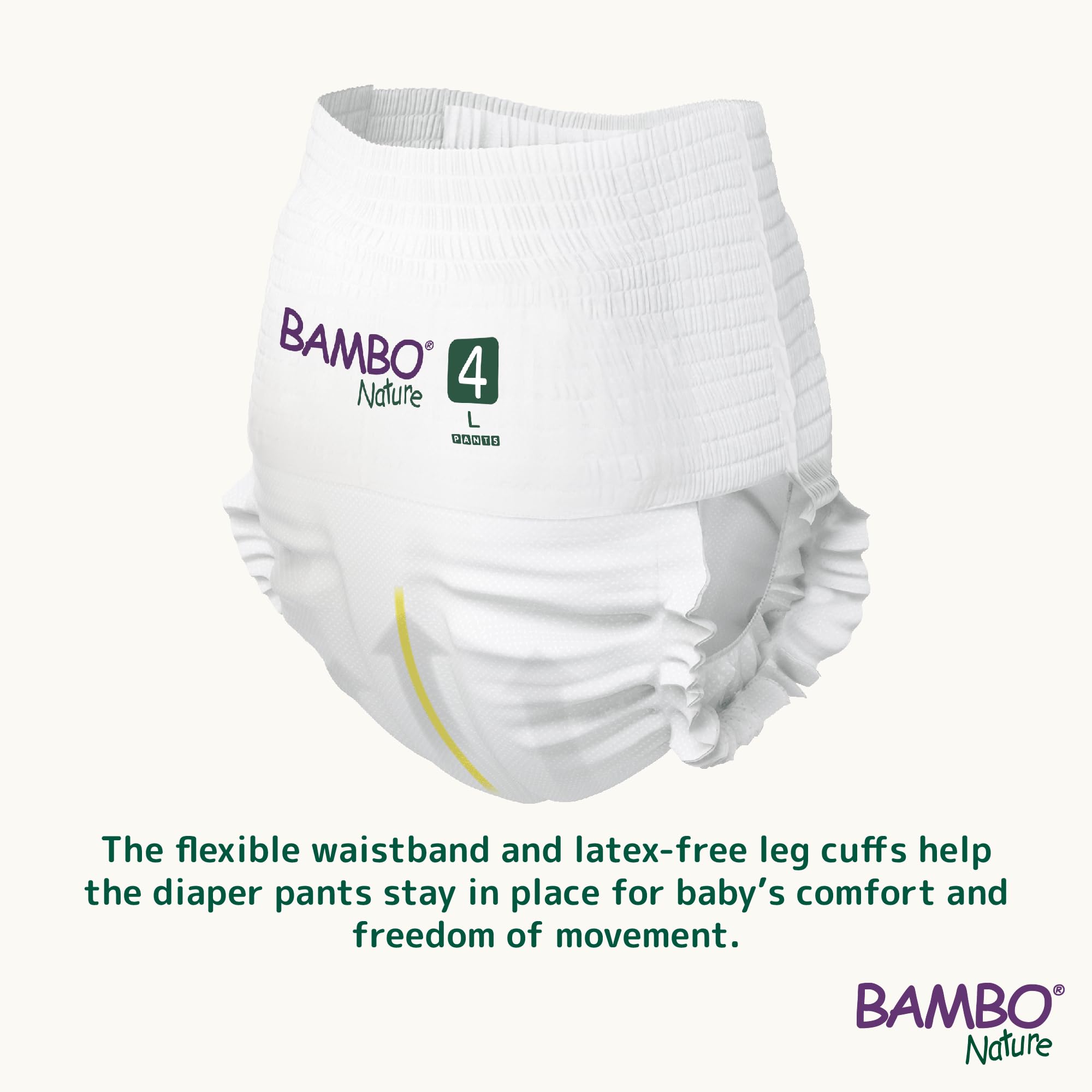 Bambo Nature Pantalones de entrenamiento de alta calidad, pantalones de entrenamiento para ir al baño con etiqueta ecológica, pantalones de entrenamiento seguros, cómodos, discretos para un día activo