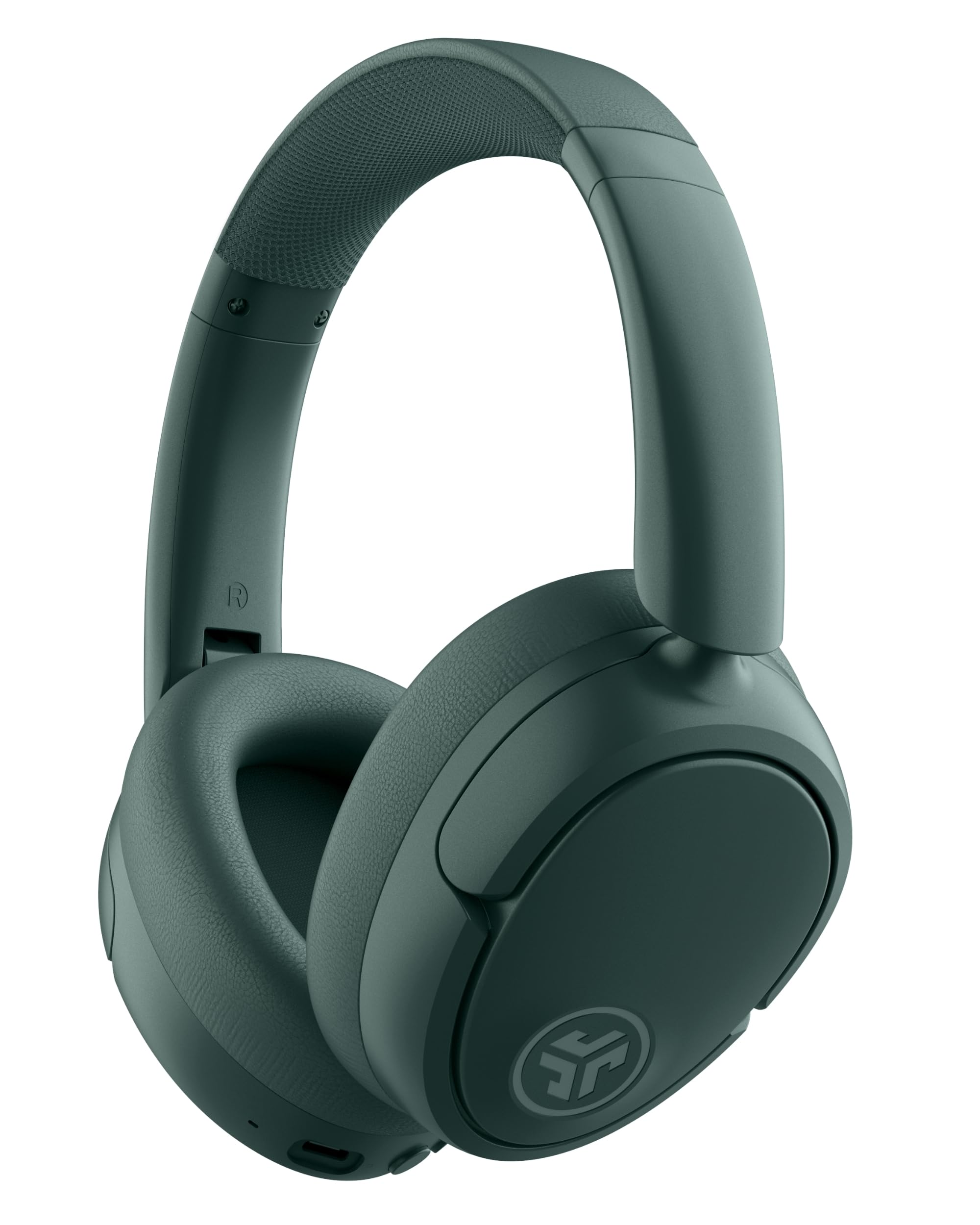 JLab JBuds LUX ANC Noise Cancelling Kopfhörer Over Ear Bluetooth kabellos mit Mikrofon und aktiver Geräuschunterdrückung, 70+ Std. Spielzeit, Faltbare Bluetooth Headphones, Immersive Audio, Salbei