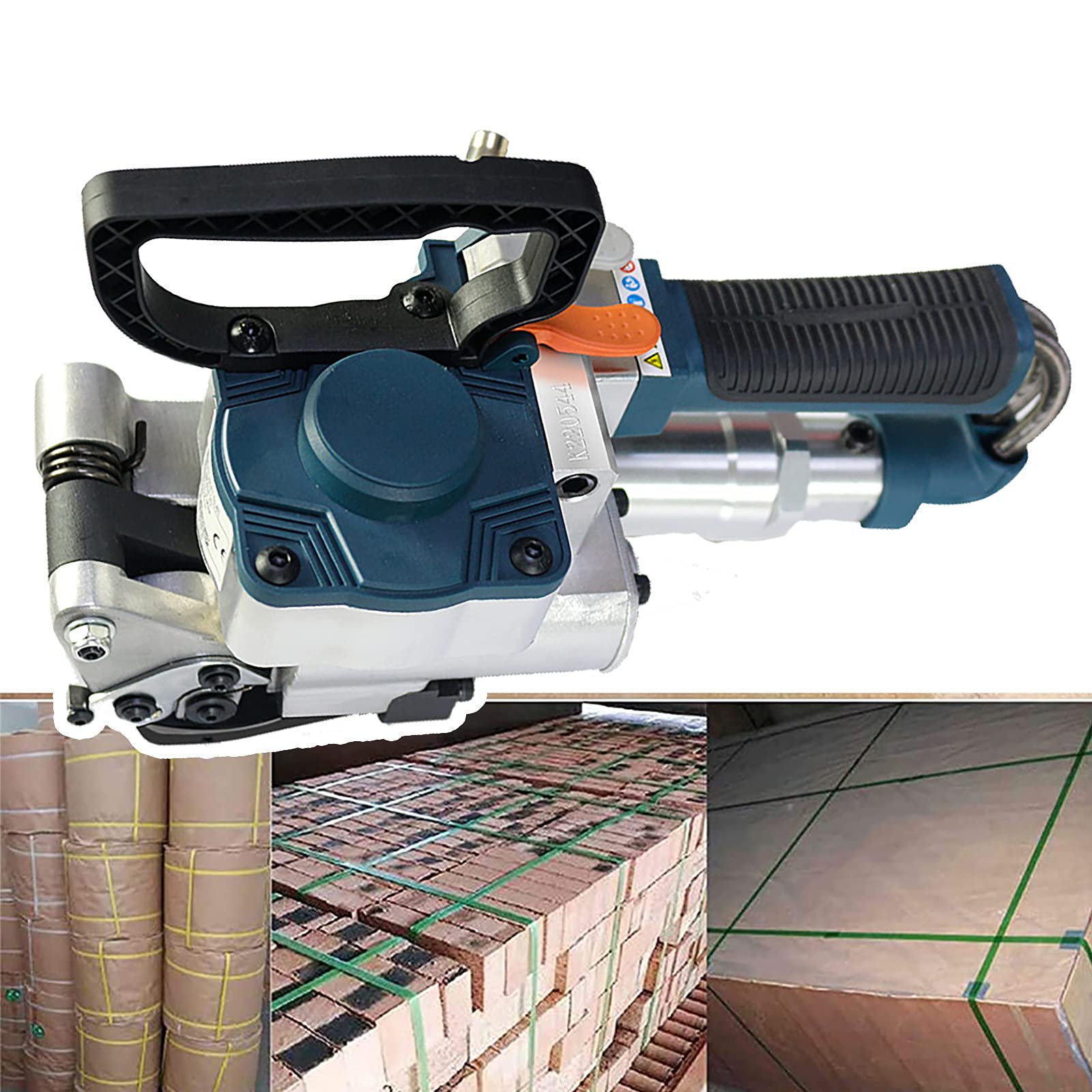 Cercleuse pneumatique, Tension maximale : 3 500 N, Outil de cerclage d'emballage Portable, 25 MM-B