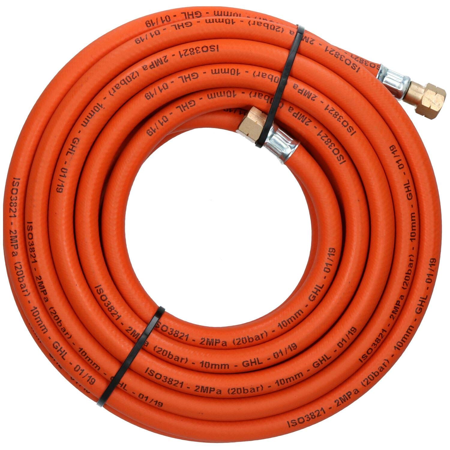 Solo propano cabido tubo de manguera de goma corte y soldadura 10M 3/8" gas BSP
