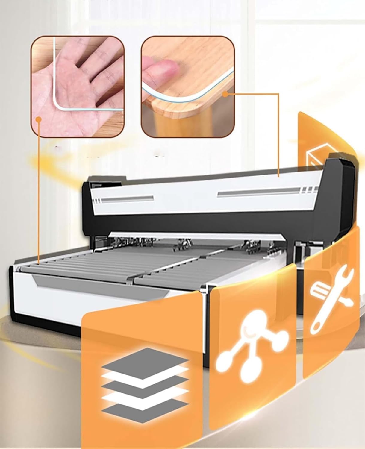 京都くろちく高級麻筒描き暖簾番傘 150cm