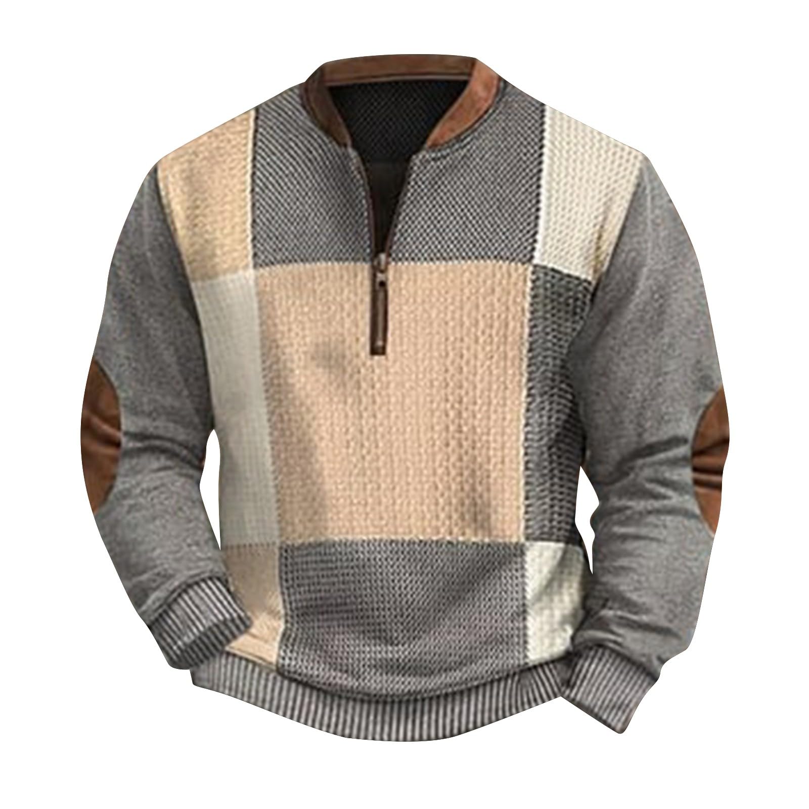 Sudaderas con Capucha Corta 1/4 Zip Pullover Mens Graphic Sweatshirt Print Shirt Long Sleeve Casual Fall Sudadera Morada Ropa Boxeo Camisa Proteccion UV Cortavientos Hombre Running