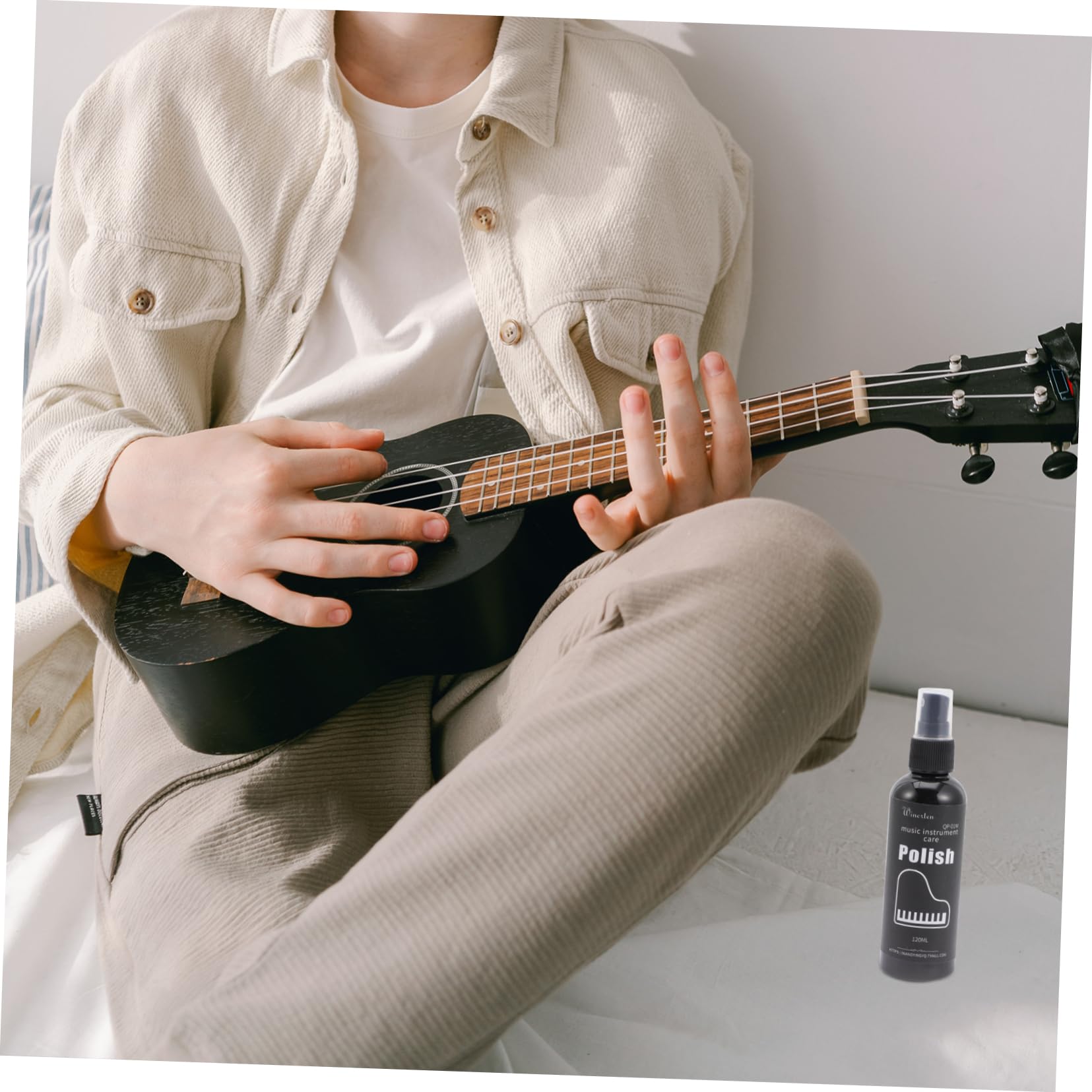 Holibanna Portable Instrument Cleaner Versatile Piano Violin Guitar Care for Maintenance Lightweight Convenient Cleaning Supply for Musicians for Scratch Repair