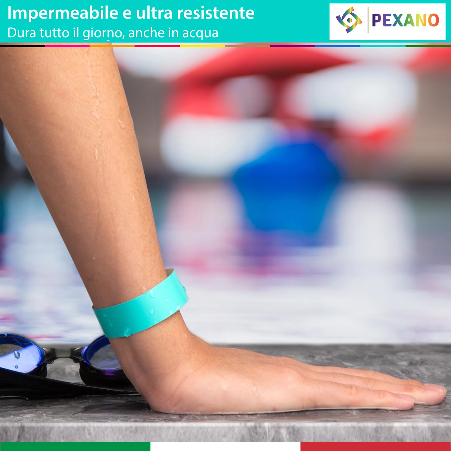 Braccialetti Carta Eventi 1000 Pezzi Colorati per Feste Discoteca Concerto - Braccialetti Identificativi Bambini