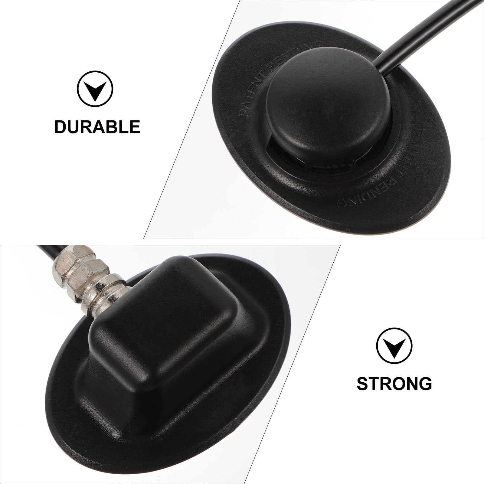 Cerradura 2 de Seguridad Refrigerador para Ventana Juegos Abs Negro
