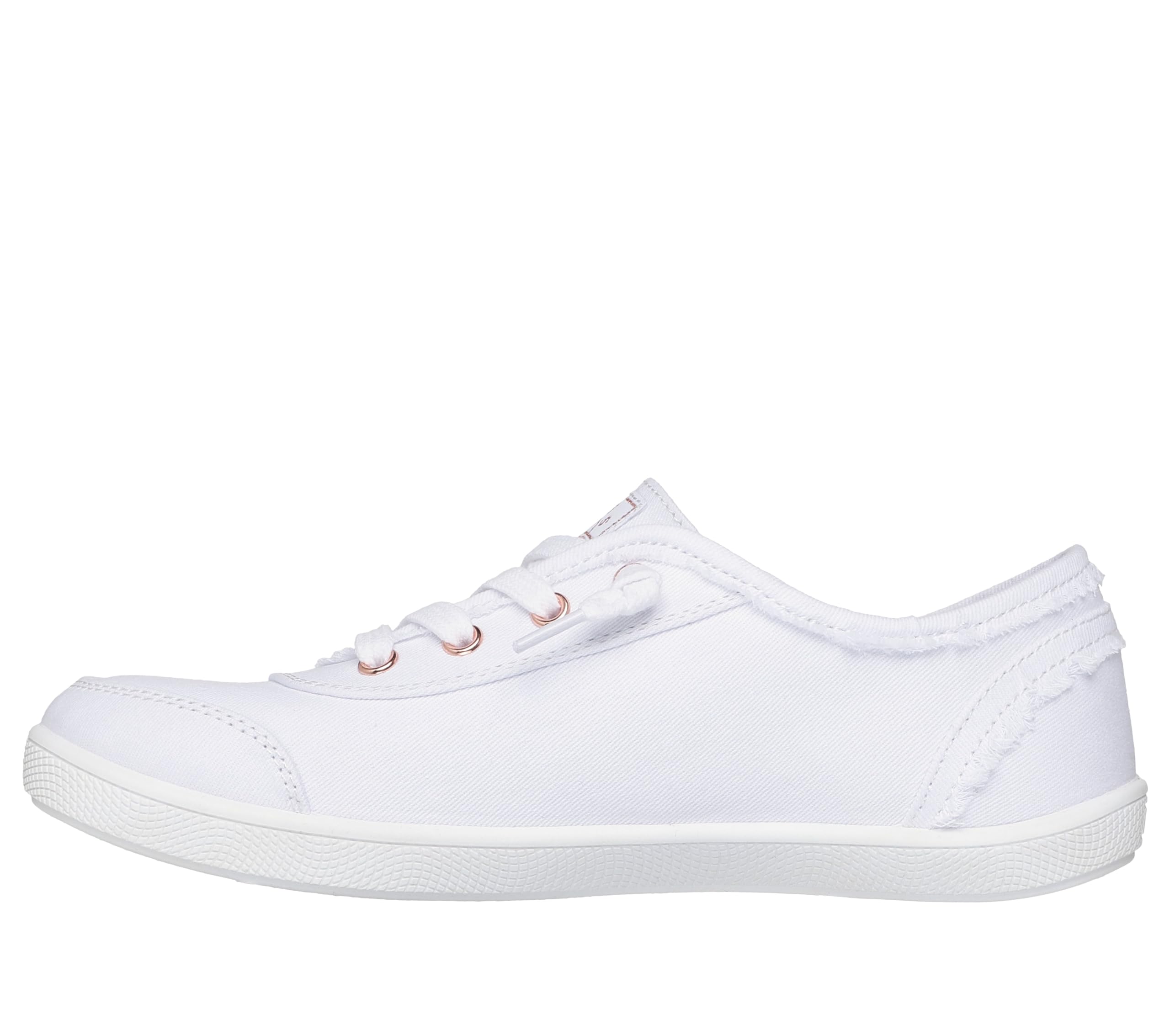 Skechers Women's Bobs B Cute Trainers, White Canvas, 2 UK