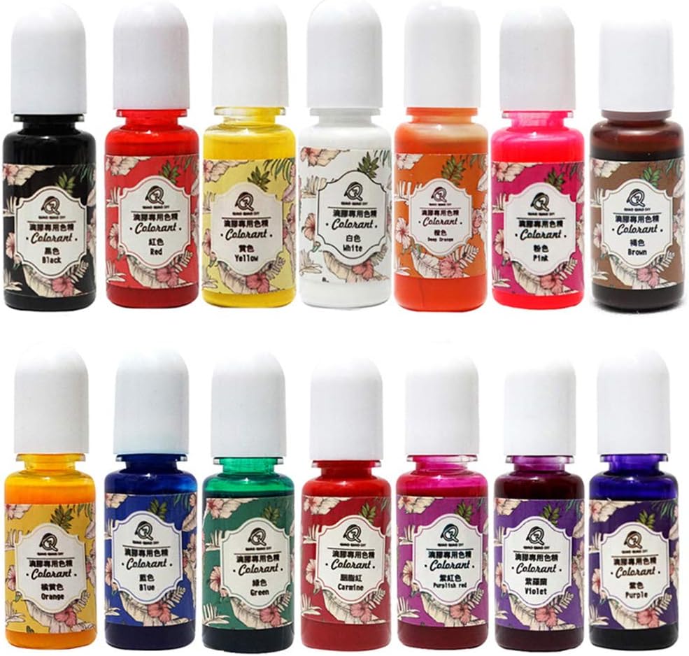 24 Farben Liquid Morandi Epoxy Resin Pigment Flüssiger Farbstoff Farbstoff Für H
