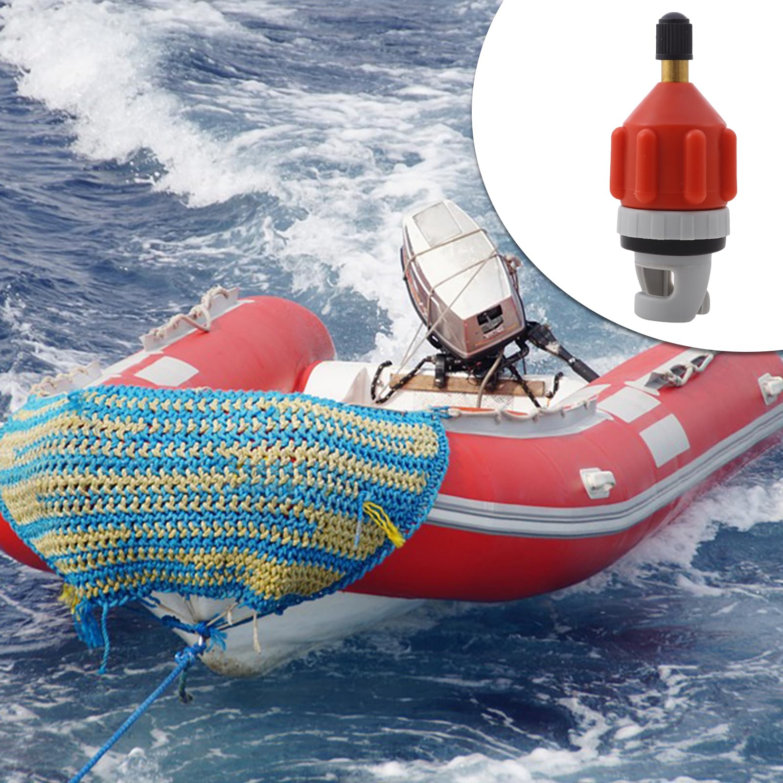 Amoyeric Adaptateur à Valve Compresseur Adaptateur Pneumatique Sup Board pour Schrader Bateau Gonflable Kayak Accessoire