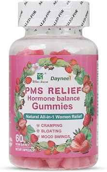 PMS Relief Hormone Balance Gummies, 60 Count | Menstrual Cramp Relief, Menopausal Support