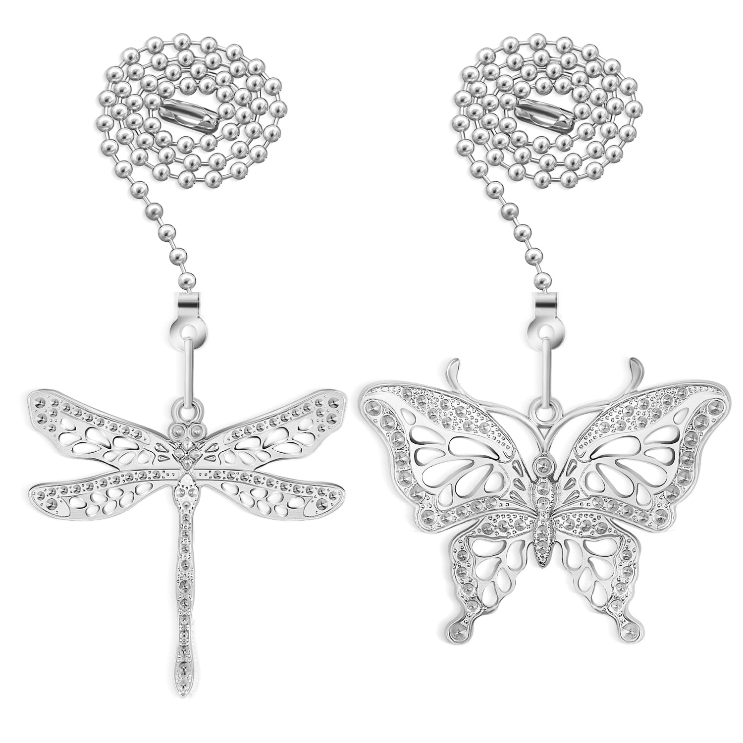 Ceiling Fan Pull Chains - Dragonfly & Butterfly -8
