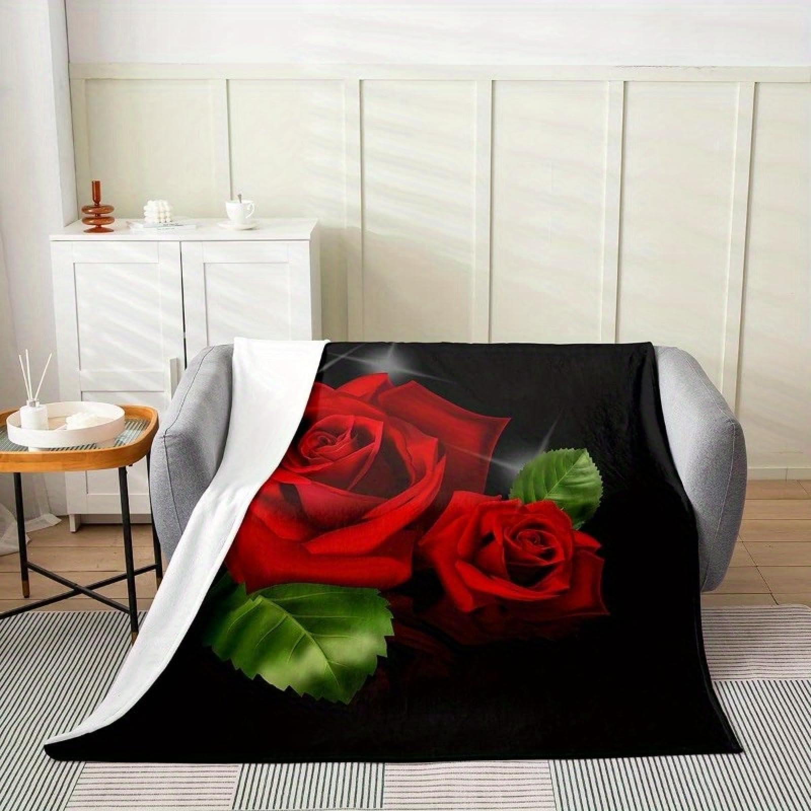 Couverture romantique en peluche pour réchauffer vos soirées