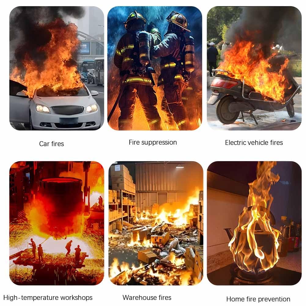 Manta ignífuga de Emergencia: Manta de Seguridad Grande e ignífuga, Adecuada para cocinas, hogares, Camping, barbacoas y automóviles; la Manta de Seguridad ignífuga definitiva para una respu