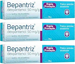 Kit 3 Bepantriz Pomada Dermatológica Dexpantenol com 30g