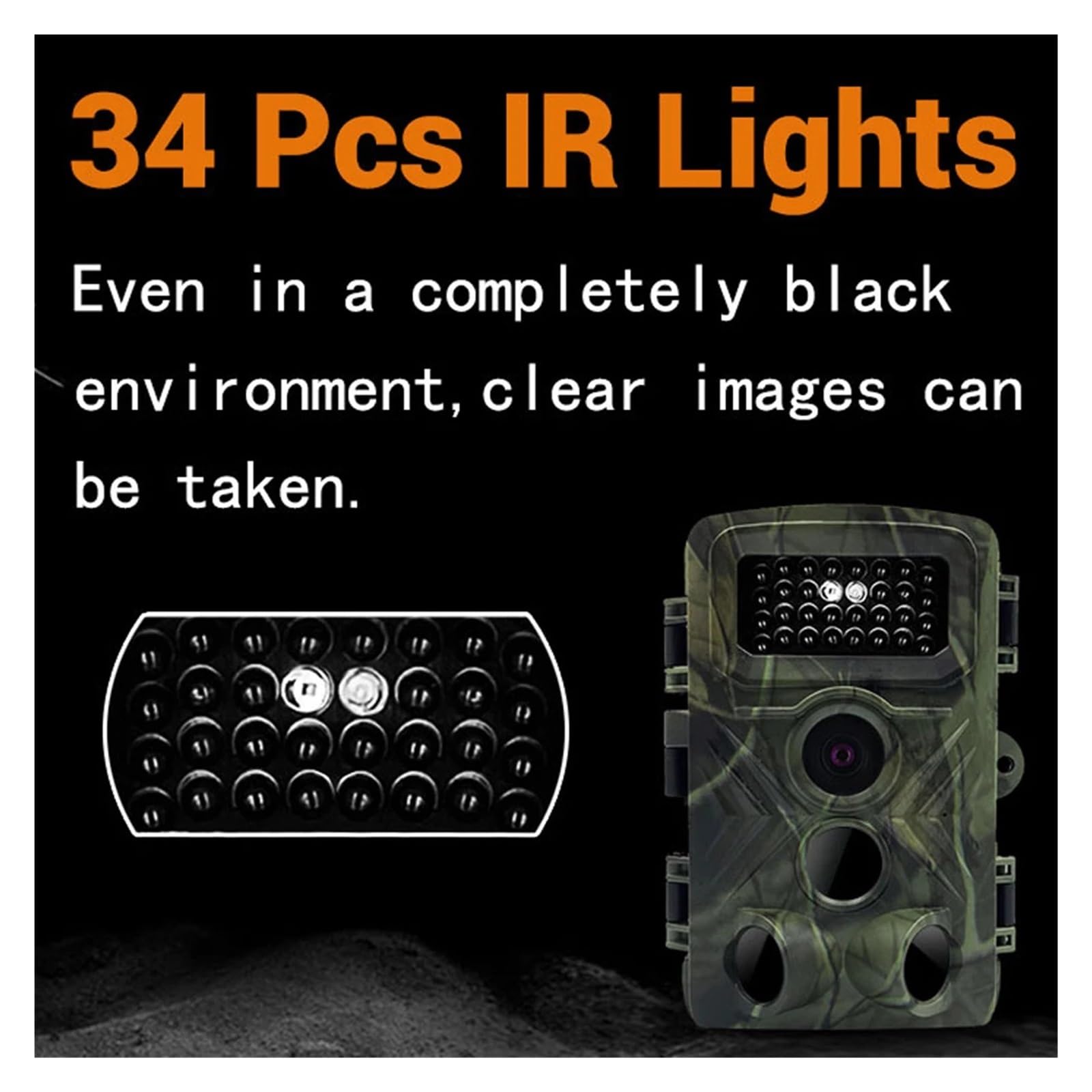 Cámara Vida Silvestre Cámara De Rastreo Multifunción For Exteriores, Monitor Observación Animales, Caza, 36MP, 1080P, Foto Nocturna, Vídeo Monitoreo Confiable Preciso