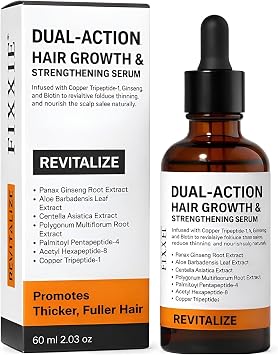 Hair Growth Serum for Men & Women - Hair Thickening & Density Enhancer - Multifunctional Hair Serum Nourishes Split Ends - Non Greasy Scalp Serum, Easy Absorb Formula   60ml/2.03 fl.oz