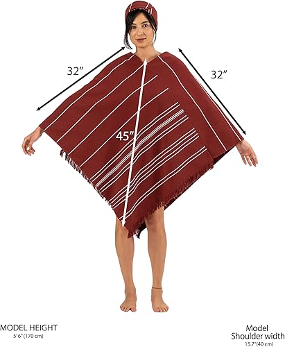 Miniatura 2 de Toalla turca estilo chal 100% algodón para mujer, toalla de poncho, poncho de surf, vestido de toalla de playa + diadema, toalla de baño para mujer,