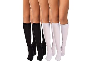 Pencil Knee High Socks for Cosplay Christmas