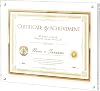 11x14 Acrylic Picture Frame, Fits 8.5x11 Picture, No Drill Wall Mounted Frameless Photo Frames, Self Adhesive Clear Magnetic Certificate Diploma Frames,Graduation Gift for Family Friends
