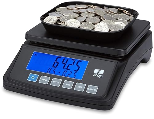 ZZap MS10 Coin Counting Scale - Money Cash Currency Weighing