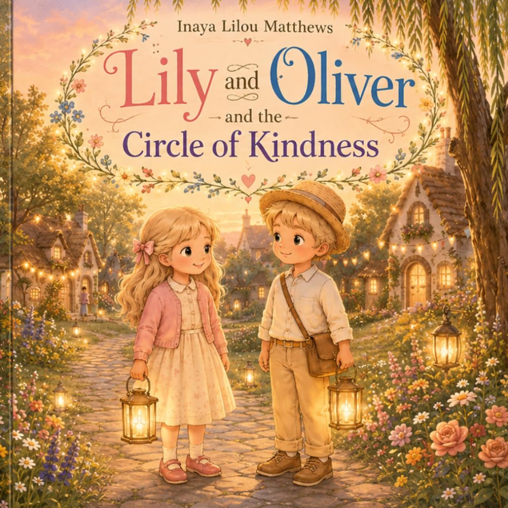 Lily and Oliver and the Circle of Kindness: A story and a coloring book (Lily and Oliver:The Poppybrook Village Adventures)