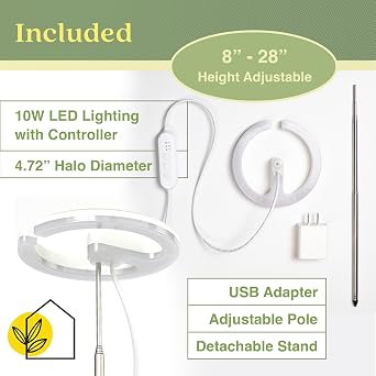 Halo 360 LED Plant Light (1 - Pack)