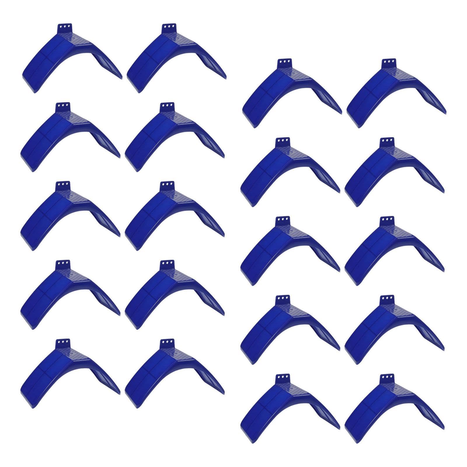 20 Stück Taubenrastständer Pigeon Rack Halter Stand Vogelzubehör PP Material Anti Rutsch für Einfache Anbringung für Vogelhaus Papageienheim