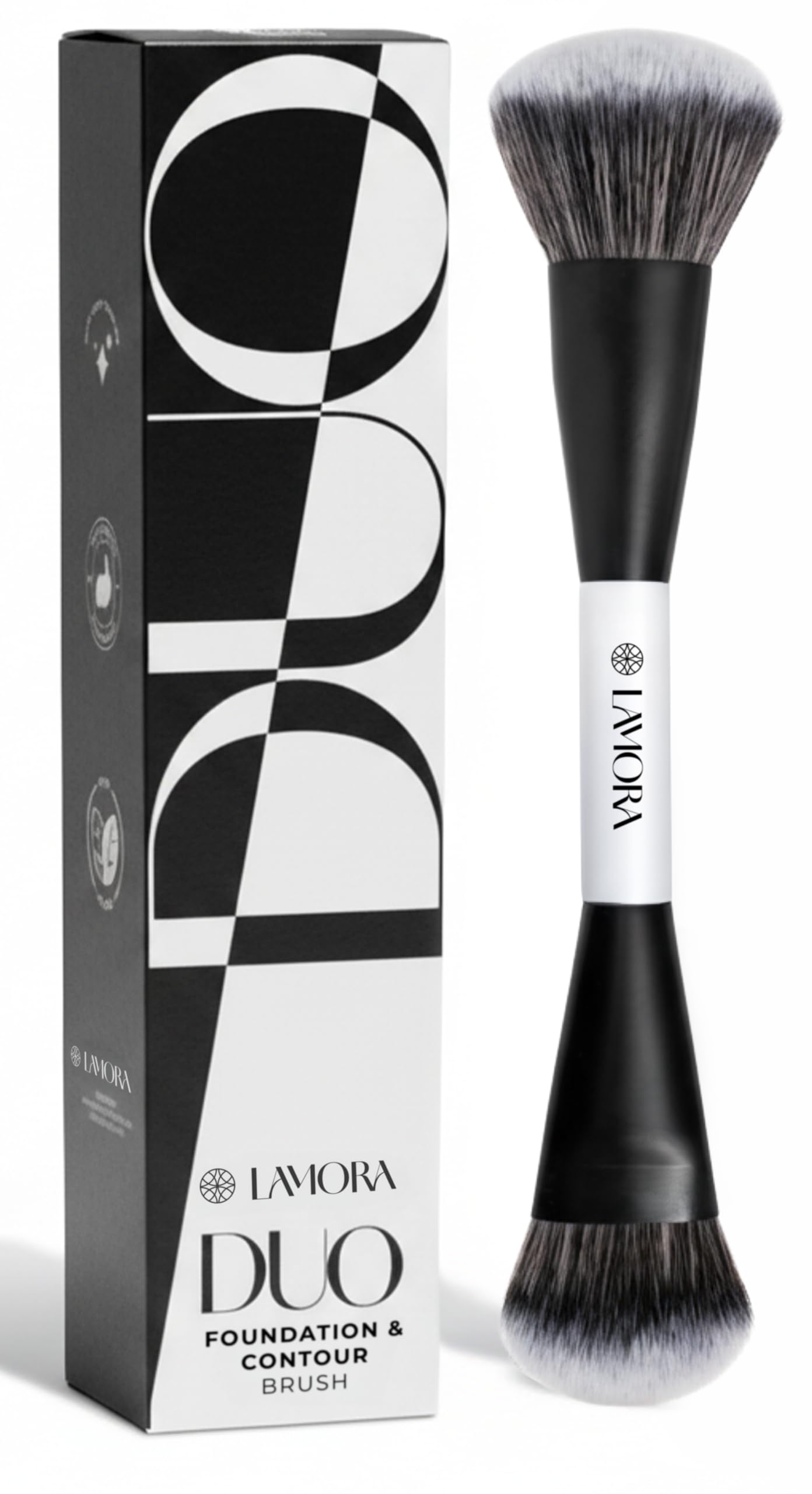 Brocha Base Maquillaje Fluido Kabuki Profesional - Brocha Foundation Contouring Polvos - Fibras Sintéticas Gruesas — view 13