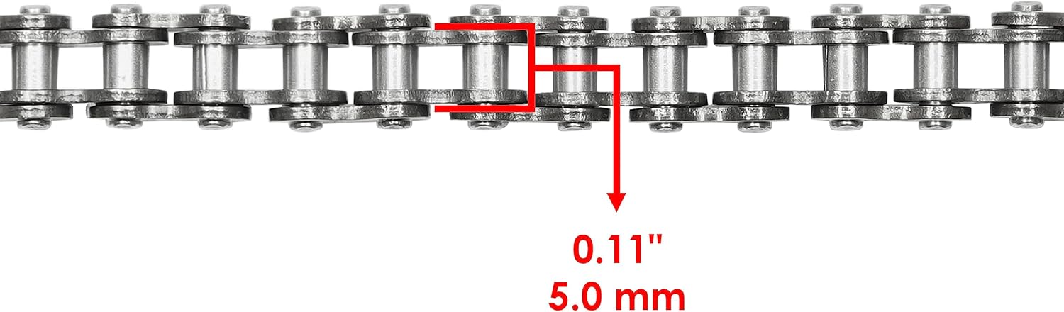 Caltric Camshaft Timing Chain Compatible with Yamaha MOTO-4 YFM200 1985-1989 / ProHauler 1000 YFU1W 1989 / Serow XT225 1992-2000 104 Links