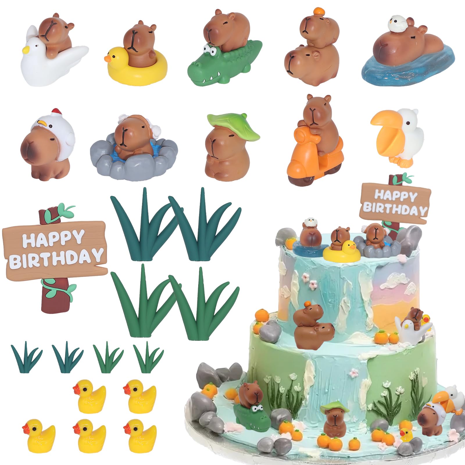 BiBo Adorno de Pastel de Capi... - B0FJLTS5GZ | Encarguelo.com