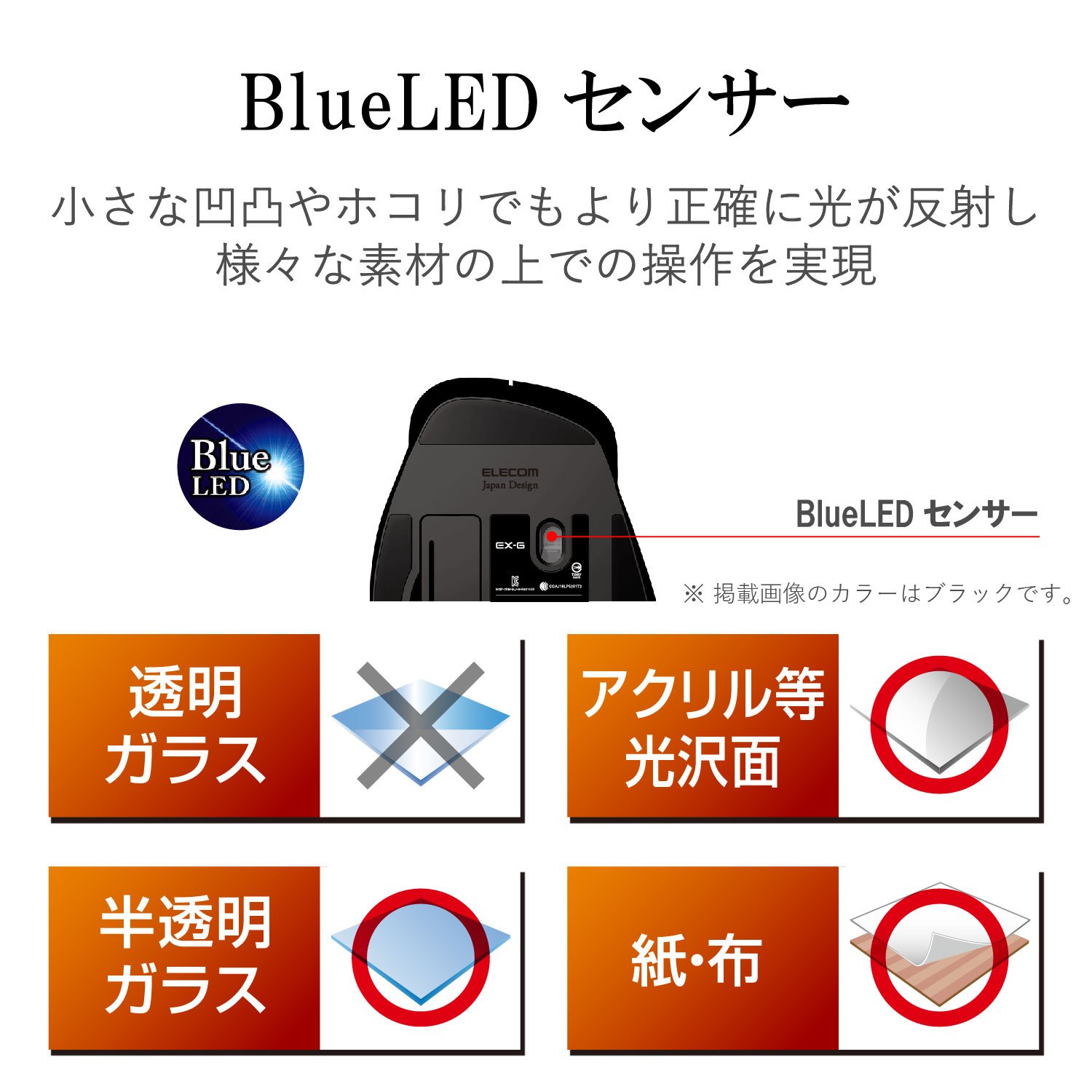 エレコム マウス ワイヤレス (レシーバー付属) Lサイズ 5ボタン (戻る・進むボタン搭載) 静音 BlueLED 握りの極み ブラック M-XGL10DBSBK Amazon.co.jp: エレコム マウス ワイヤレス (レシーバー付属) L